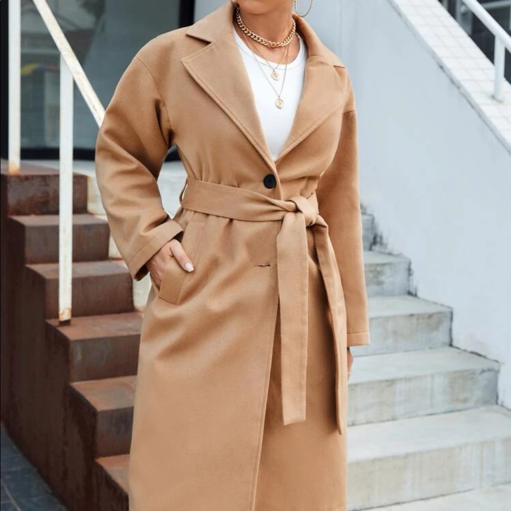Brand new trench coat without belt